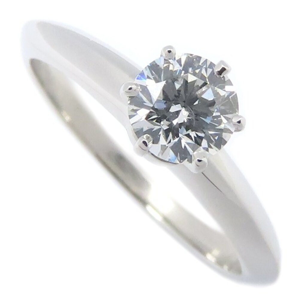 TIFFANY & CO. Silver Diamond Ring